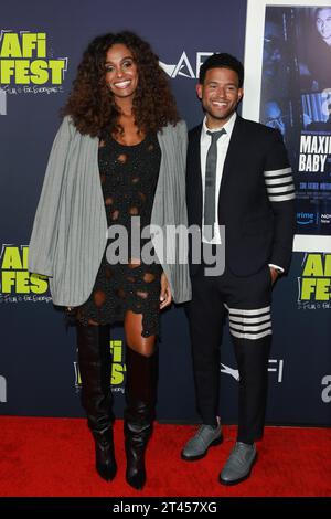 October 27, 2023, Los Angeles, California, USA: LOS ANGELES - OCT 5, 2023: Gelila Bekele, Armani Ortiz at the 2023 AFI Fest - Screening of Maxine's Baby: The Tyler Perry Story at the TCL Chinese Theatre IMAX (Credit Image: © Nina Prommer/ZUMA Press Wire) EDITORIAL USAGE ONLY! Not for Commercial USAGE! Stock Photo