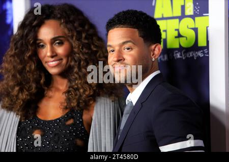 October 27, 2023, Los Angeles, California, USA: LOS ANGELES - OCT 5, 2023: Gelila Bekele, Armani Ortiz at the 2023 AFI Fest - Screening of Maxine's Baby: The Tyler Perry Story at the TCL Chinese Theatre IMAX (Credit Image: © Nina Prommer/ZUMA Press Wire) EDITORIAL USAGE ONLY! Not for Commercial USAGE! Stock Photo