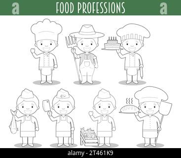 https://l450v.alamy.com/450v/2t461k9/vector-set-of-food-industry-professions-for-coloring-in-cartoon-style-2t461k9.jpg