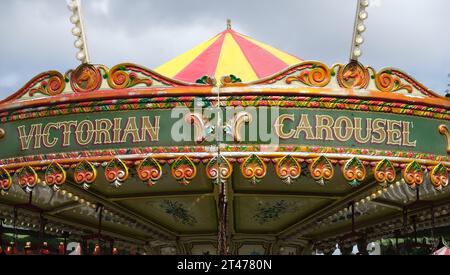 Beamish, living history museum. North east england. Fairground ride. Stock Photo
