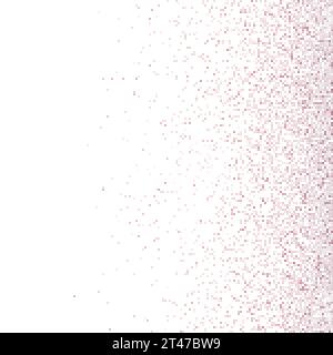 Amazing geometric matrix background in red and blue colors. Attractive square vector illustration. Stock Vector