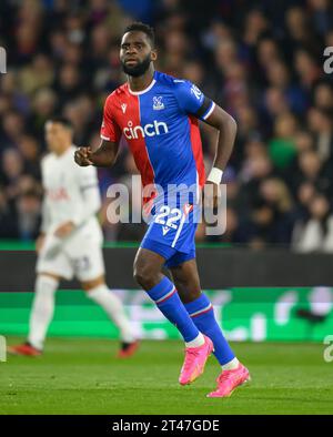 London, UK. 27th Oct, 2023  - Crystal Palace v Tottenham Hotspur - Premier League - Selhurst Park. Crystal Palace's Odsonne Edouard Picture Credit: Mark Pain/Alamy Live News Stock Photo