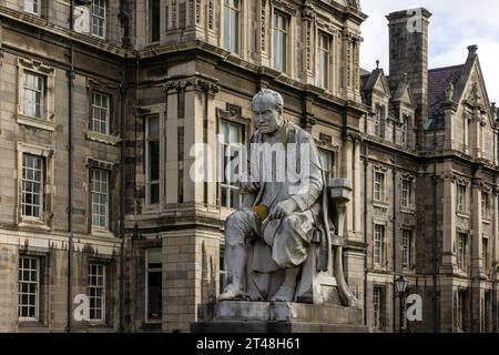 Trinity College Dublin is Ireland's oldest university and a leading research-intensive institution with a rich history and culture. Stock Photo