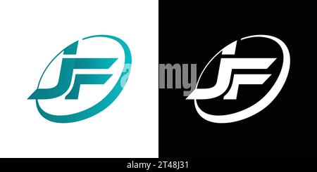 JF logo, JF Monogram, Initial JF Logo, Letter JF logo, Icon, Vector Stock Vector