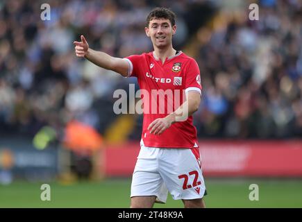 Wrexham’s Thomas O'Connor gestures during the Sky Bet League Two match at Meadow Lane, Nottingham. Picture date: Saturday October 28, 2023. Stock Photo