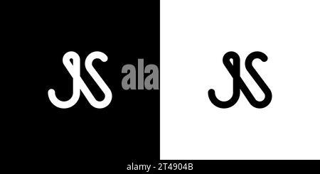 JS logo, JS Monogram, Initial JS Logo, Letter JS logo, Icon, Vector Stock Vector