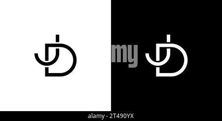 JD logo, JD Monogram, Initial JD Logo, Letter JD logo, Icon, Vector Stock Vector