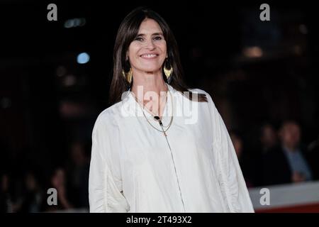 Rome, Italy. 28th Oct, 2023. Simonetta Solder attends a red carpet for the movie 'Tante facce nella memoria' during the 18th Rome Film Festival at Auditorium Parco Della Musica in Rome. Credit: SOPA Images Limited/Alamy Live News Stock Photo