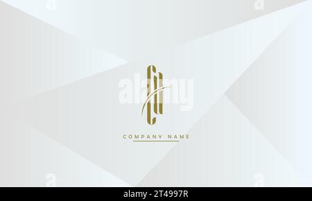 CU, UC Abstract Letters Logo Monogram Stock Vector