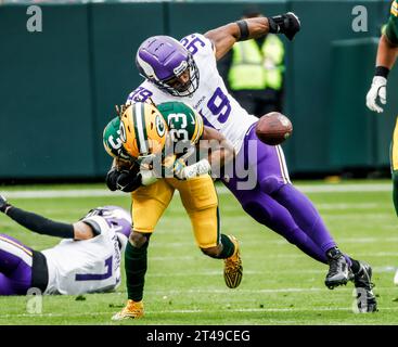 Minnesota Vikings linebacker Danielle Hunter (99) reaches for Carolina ...