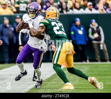 Minnesota Vikings wide receiver Jordan Addison (3) drops a pass against ...