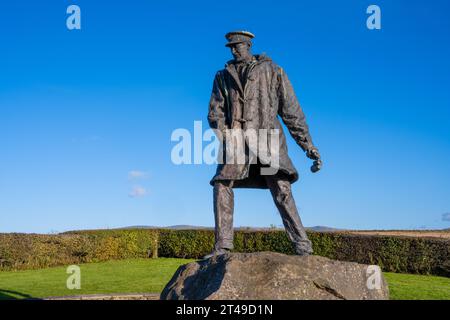 STIRLING Oct 22 2023: A photograph documenting The Sir David Stirling Memorial, founder of the SAS. Stock Photo