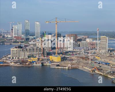 Helsinki under construction Stock Photo