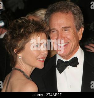 Annette Bening and Warren Beatty attend the Vanity Fair Oscar Party at Mortons in West Hollywood, CA on February 27, 2005.  Photo Credit: Henry McGee/MediaPunch Stock Photo