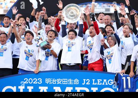 Tokyo, Japan. 29th Oct, 2023. Susumu Fujita Football/Soccer : 2023 J2 League match between FC Machida Zelvia 1-0 Zweigen Kanazawa at Machida GION Stadium in Tokyo, Japan . Credit: Naoki Morita/AFLO SPORT/Alamy Live News Stock Photo