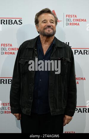 Rome, Italy. 27th Oct, 2023. Christian De Sica attends the photocall of the movie â&#x80;&#x9c;I Limoni dâ&#x80;&#x99;Invernoâ&#x80;&#x9d; during the 18th Rome Film Festival at Auditorium Parco Della Musica on October 27, 2023 in Rome, Italy. Credit: Independent Photo Agency/Alamy Live News Stock Photo