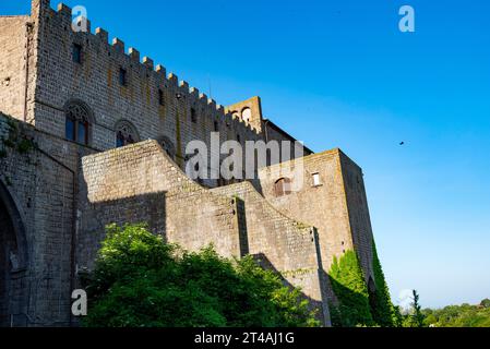 Palace of the Popes in Viterbo - Italy Stock Photo