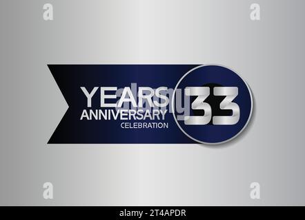 11th anniversary celebration logo Royalty Free Vector Image