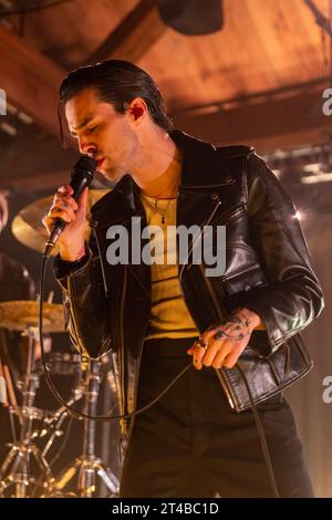 Seattle, USA. 28th Oct, 2023. Musician Stephen Sanchez at the Showbox SODO on October 28, 2023, in Seattle, Washington (Photo by Daniel DeSlover/Sipa USA) Credit: Sipa USA/Alamy Live News Stock Photo