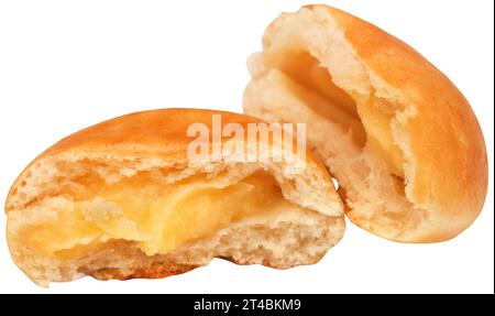 Small round vanilla bread very popular in Denmark Stock Photo