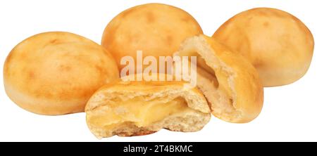 Small round vanilla bread very popular in Denmark Stock Photo