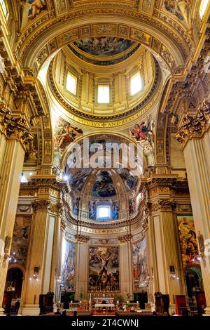Interior of the Church of Sant'Andrea della Valle, Rome, Italy Stock Photo