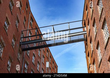 Re developed mills in Ancoats, Manchester. Stock Photo