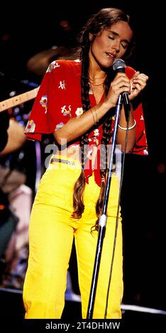 NICOLETTE LARSON ;17 July 1952 - 16 December 1997 American singer best known for her work in the late 1970s with Neil Young ; 1987 ;  Credit: Lynn Mcafee / Performing Arts Images www.performingartsimages.com Stock Photo