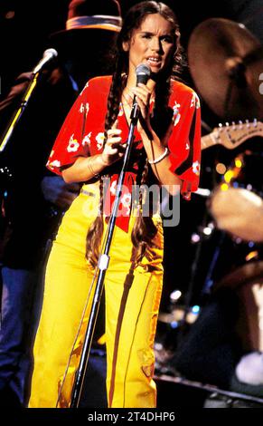 NICOLETTE LARSON ;17 July 1952 - 16 December 1997 American singer best known for her work in the late 1970s with Neil Young ; 1987 ;  Credit: Lynn Mcafee / Performing Arts Images www.performingartsimages.com Stock Photo