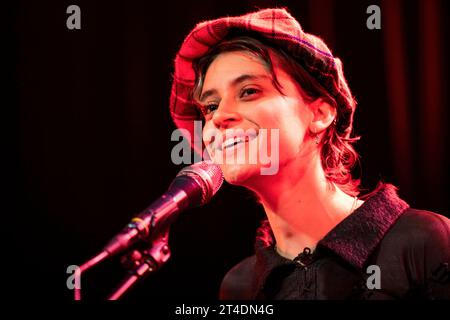 Oslo, Norway. 29th Oct, 2023. The French singer, songwriter and musician Pomme performs a live concert at Parkteatret in Oslo. (Photo Credit: Gonzales Photo/Alamy Live News Stock Photo