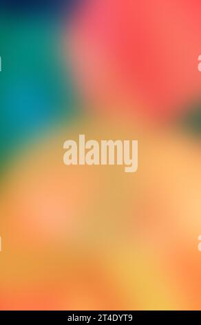 Abstract Blurred Gradient Peach Pink and Blue Color for Background and wallpaper Stock Photo