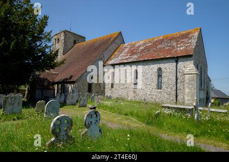 St Michaels church Amberley West Sussex Stock Photo