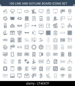 Board icons Royalty Free Vector Image Stock Vector Image & Art - Alamy
