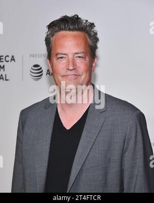 Matthew Perry attends 'The Circle' screening during the 2017 Tribeca Film Festival at BMCC Tribeca PAC on April 26, 2017 in New York City. Stock Photo