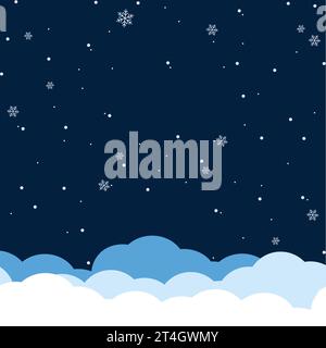 Christmas background design. Christmas template design. Snow background. Snow design Stock Vector