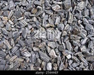 crushed stones closeup, rocks background Stock Photo