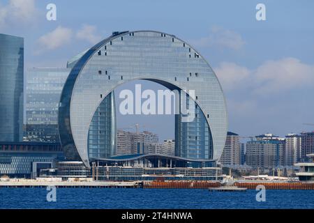The Crescent Development Project The Crescent Development Project in Baku, Azerbaijan. Modern glass ...