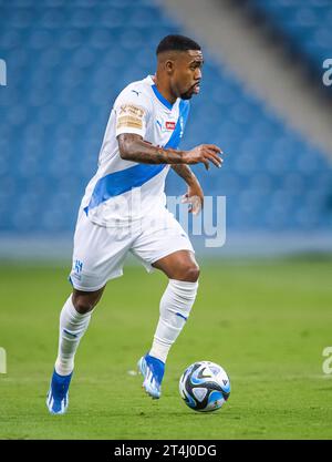 Malcom of Al-Hilal SFC during their SAFF Saudi Arabia KingÕs Cup 2023-24 R16 match between Al Hilal SFC and Al Hazem SFC at King Fahd International Stadium on October 30, 2023 in Riyadh, Saudi Arabia. Photo by Victor Fraile / Power Sport Images Stock Photo