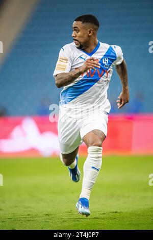 Malcom of Al-Hilal SFC during their SAFF Saudi Arabia KingÕs Cup 2023-24 R16 match between Al Hilal SFC and Al Hazem SFC at King Fahd International Stadium on October 30, 2023 in Riyadh, Saudi Arabia. Photo by Victor Fraile / Power Sport Images Stock Photo