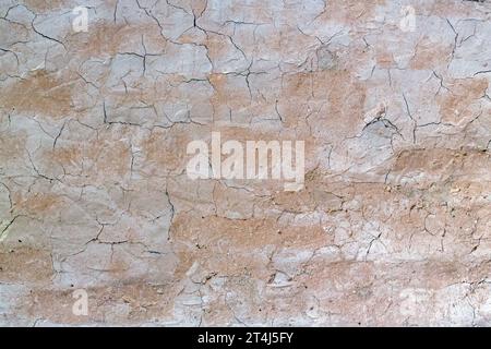 Detail background texture of an adobe mud wall Stock Photo