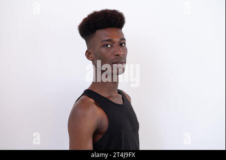 Close up portrait of handsome young man Stock Photo