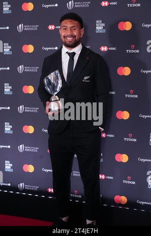 Paris, France. 29th Oct, 2023. Ardie Savea during the World Rugby Awards 2023 on October 29, 2023 at opéra Garnier in Paris, France - Photo Laurent Lairys/DPPI Credit: DPPI Media/Alamy Live News Stock Photo