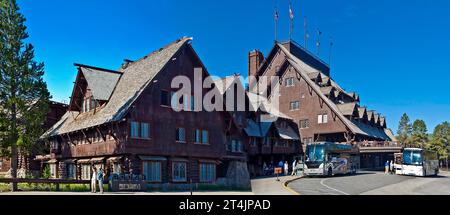 Yellowstone Inn at Yellowstone National Park Stock Photo