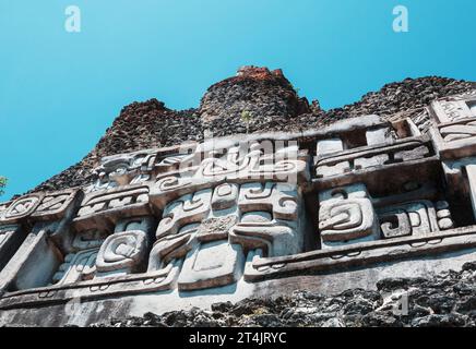 Xunantunich Maya ruins in Belize Stock Photo