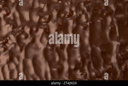 Cream chocolate spread surface, background and texture Stock Photo
