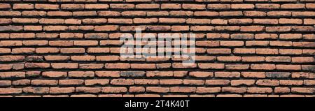 Vintage textured background of red brick wall Stock Photo