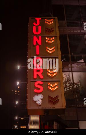 Juniors Bakery, Times Square, New York City, United States of America. Stock Photo
