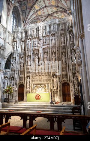 The Wallingford Screen, St Albans Cathedral Stock Photo