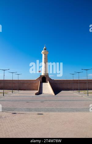 Rabat Lighthouse with blue sky Stock Photo