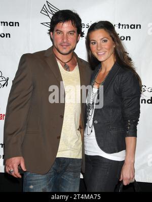 Los Angeles, USA. 09th Oct, 2010. October 9, 2010 Los Angeles, Ca. Tyler Christopher and wife Brienne Pedigo 7th Annual Evening with the Stars Celebrity Gala benefiting the Desi Geestman Foundation held at the Farmers' Market © Tammie Arroyo/AFF-USA.COM Credit: AFF/Alamy Live News Stock Photo